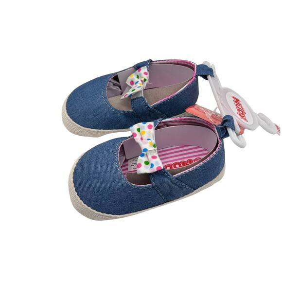 Nuby Infant Boy Baby Shoes Sz 6-12M - Picture 1 of 6
